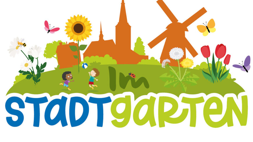 Illustration Kita Im Stadtgarten